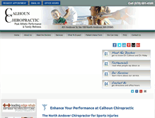 Tablet Screenshot of northandoverchiropractor.com